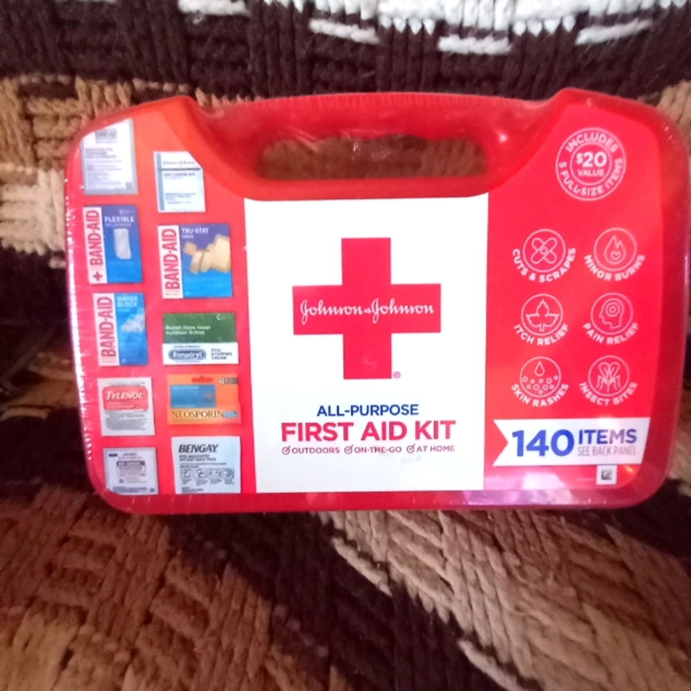 New JOHNSON & JOHNSON first Aid Kit